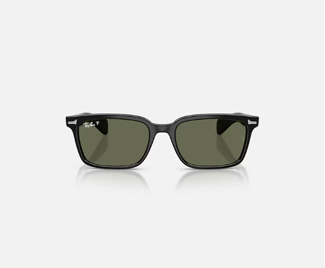 Ray-Ban Brunel – Black / Green Polarised