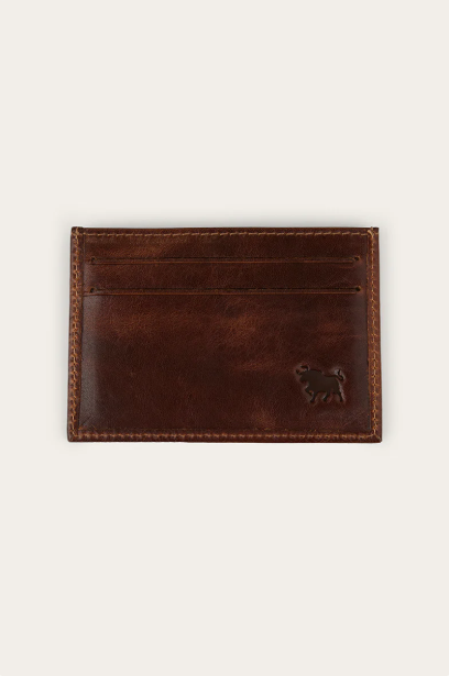 Ringers Western Toro Card Wallet - Cognac