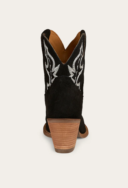 Ringers Western Catalina Womens Western Boot - Black Suede