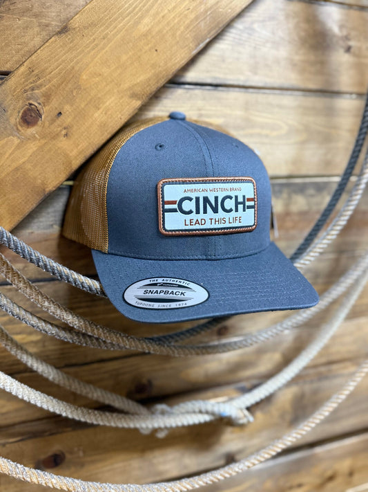 Cinch Flexfit Trucker Cap Charcoal/Brown