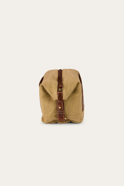 Ringers Western Waxicanvas Toiletry Bag - Cognac