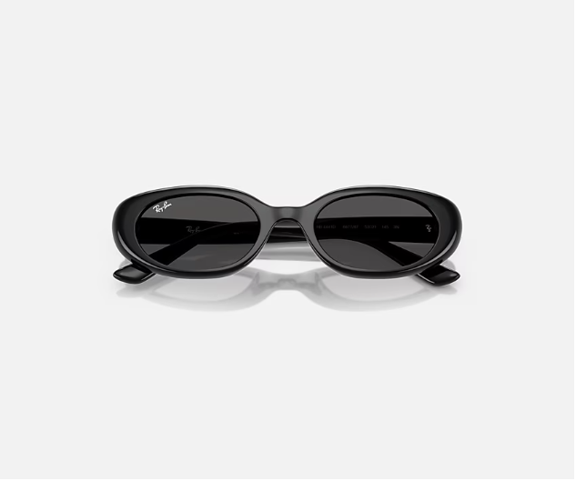 Ray-Ban Bio-Based Sunglasses White W/Dark Grey