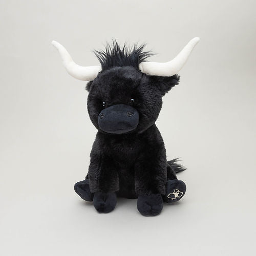 Jomanda Medium Longhorn Black Highland Cow - 23cm