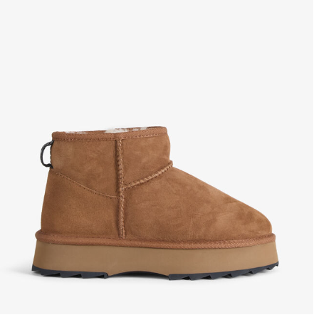 Emu Sharky Micro Flatform - CHESTNUT/BLACK