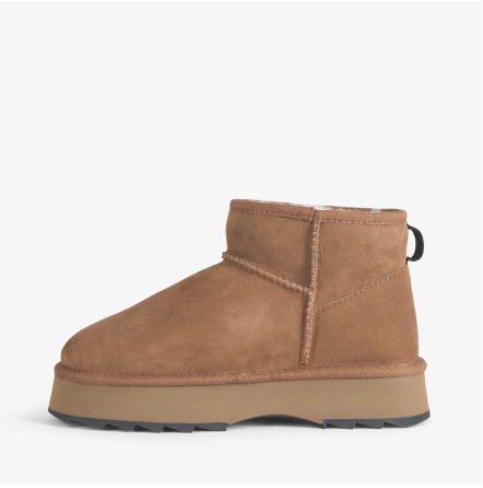 Emu Sharky Micro Flatform - CHESTNUT/BLACK