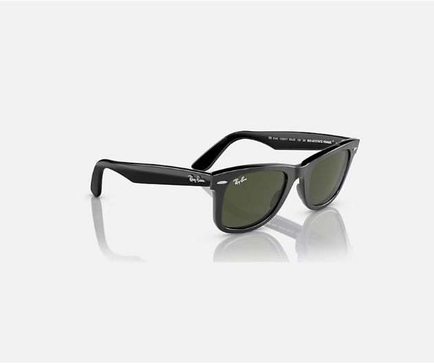 Ray-Ban Original Wayfarer Bio-Based - Black W/Green