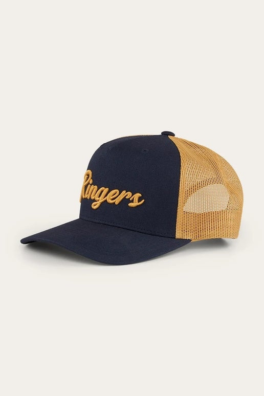 RINGERS WESTERN HACKETT TRUCKER CAP - NAVY/CLAY