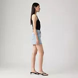 Levis Women's Iconic Skirt - Light Indigo Worn In - Blue