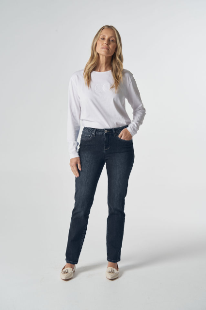 Goondiwindi Cotton 5 Pocket Jean - Dark Indigo