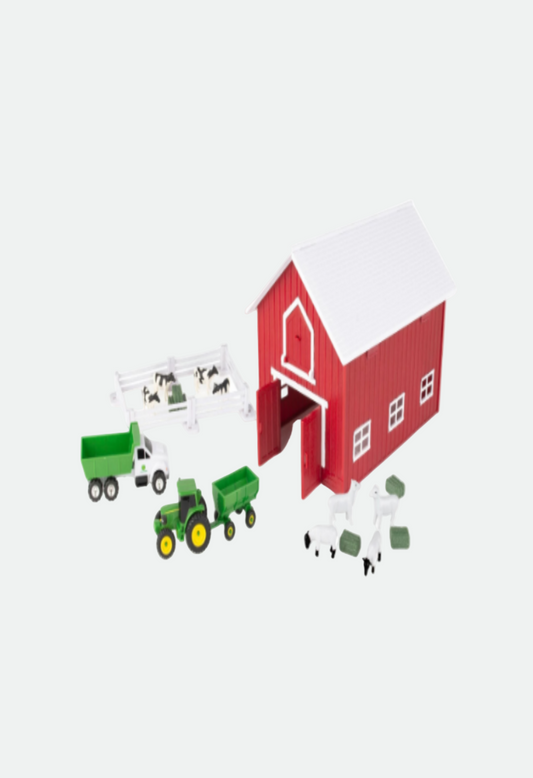 John Deere 1/64 Red Barn Playset