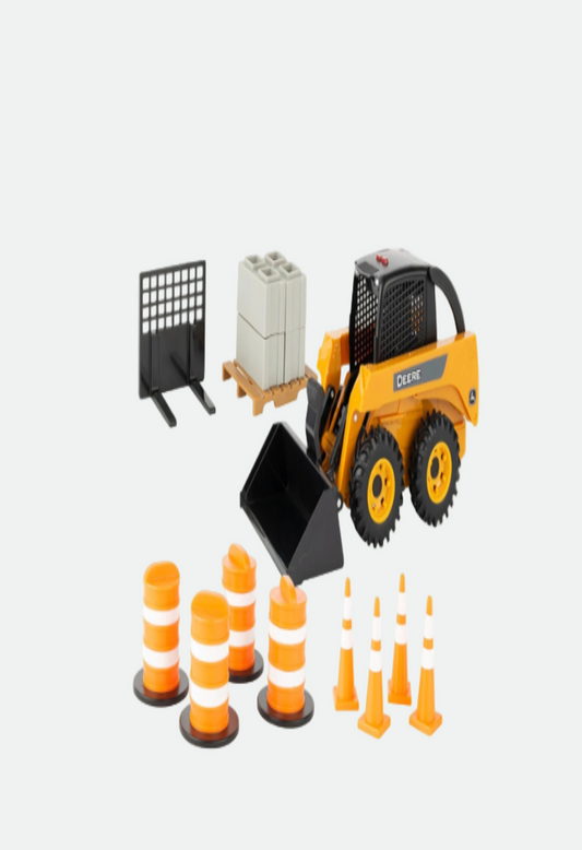 John Deere 1/16 Big Farm Skid Steer Set