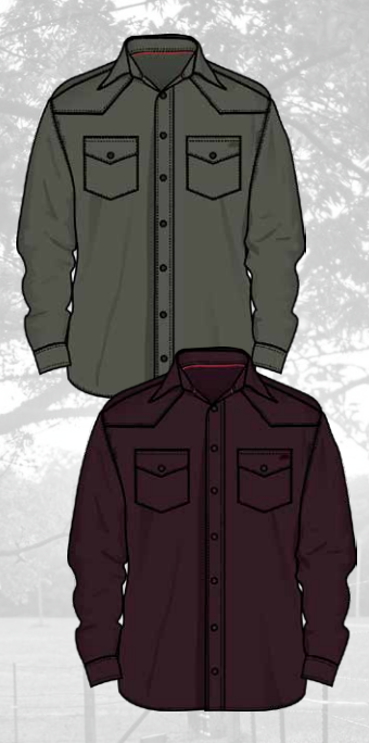 Justin Men's Chambray Button Down