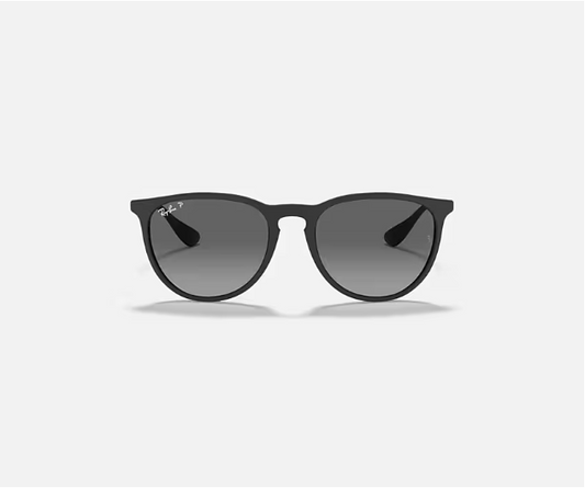 Ray-Ban Erika Rubber Black W/Light Grey Gradient Grey