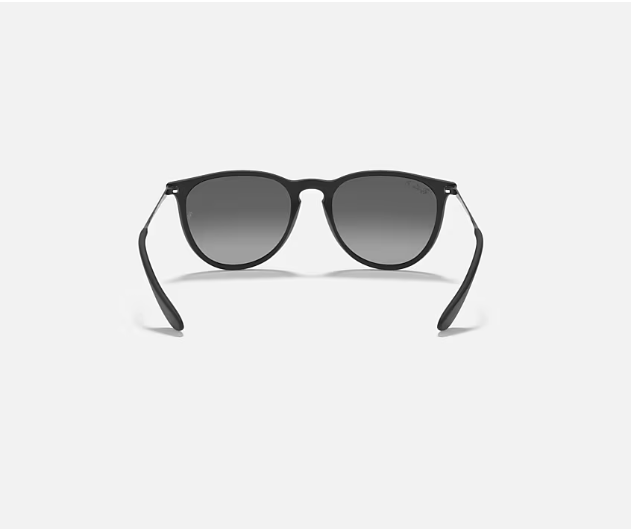 Ray-Ban Erika Rubber Black W/Light Grey Gradient Grey