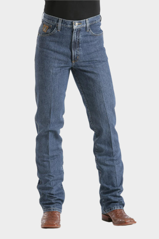 CINCH MEN'S SLIM FIT BRONZE LABEL JEAN - DARK STONEWASH