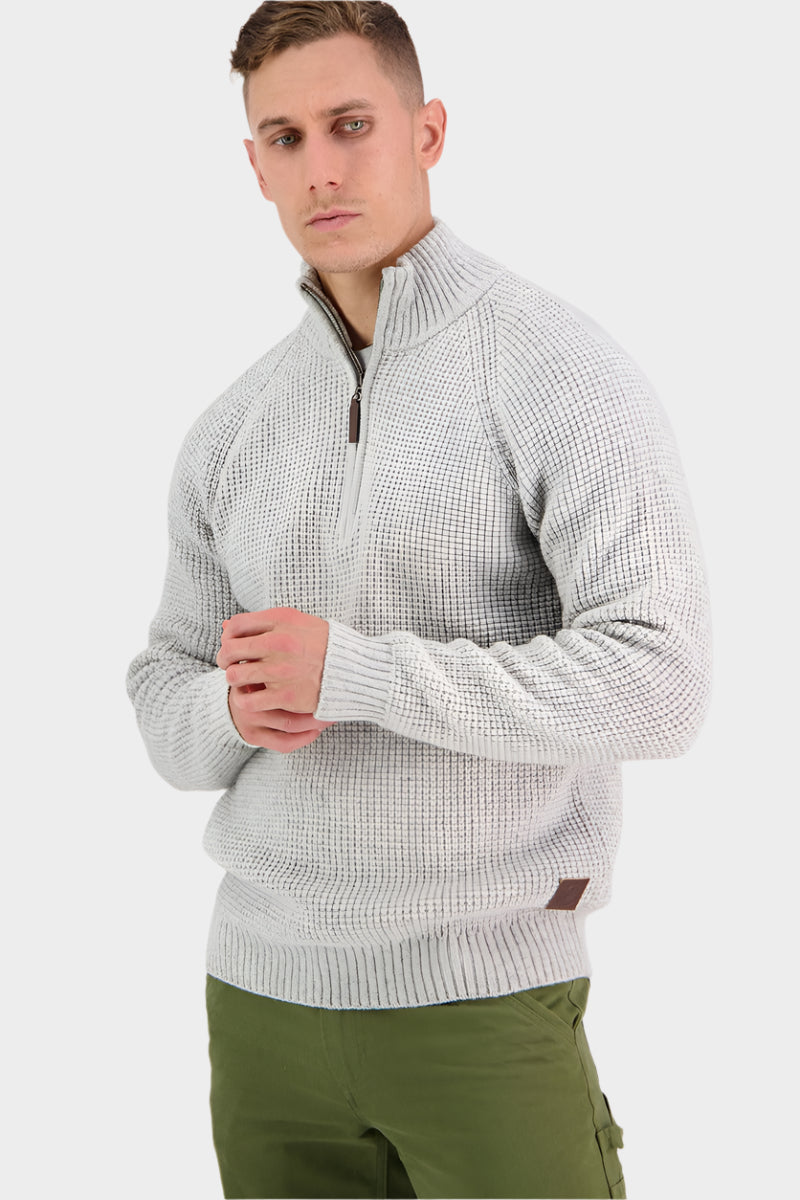 Swanndri Men's Chalky Island Waffle Jumper