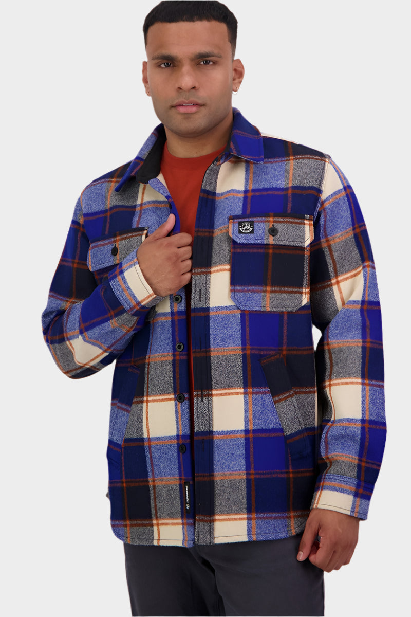 Swanndri Men's Kiaraki v3 Wool Shacket - Southern Lakes Check