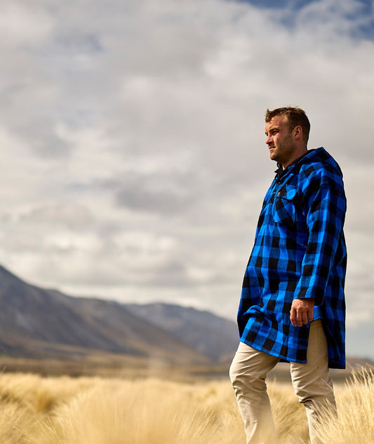 Swanndri Men's Original Wool Bush shirt with Lace-up Front
