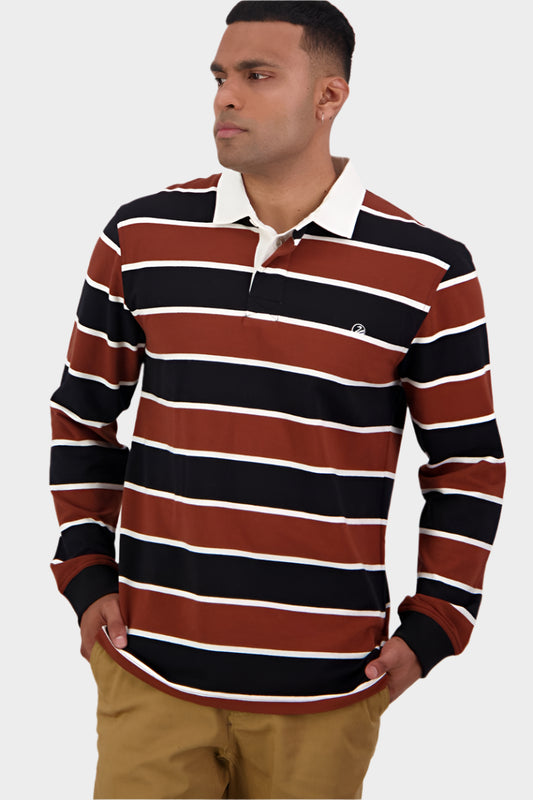 Swanndri Men's Whitson L/S Rugby - CLEARANCE