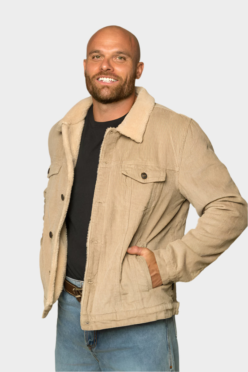 Ringers Western Mens Milawa Corduroy Jacket - Camel