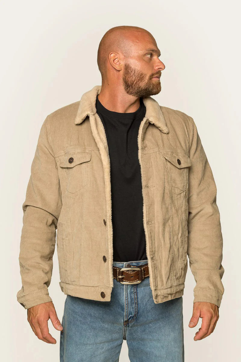 Ringers Western Mens Milawa Corduroy Jacket - Camel