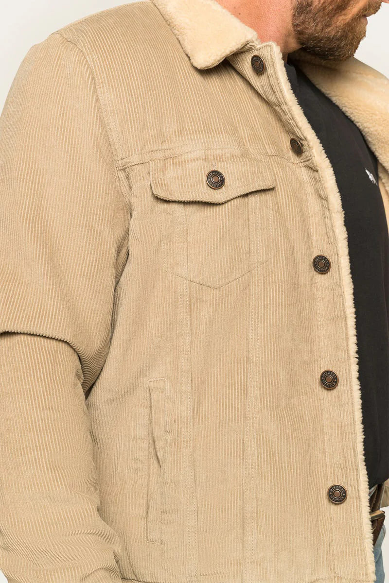 Ringers Western Mens Milawa Corduroy Jacket - Camel