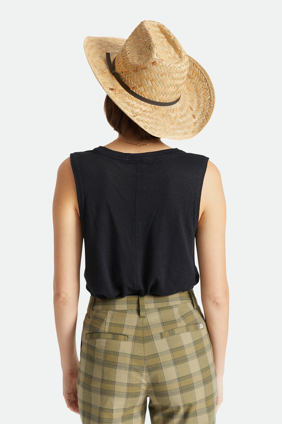 BRIXTON HOUSTON STRAW COWBOY HAT