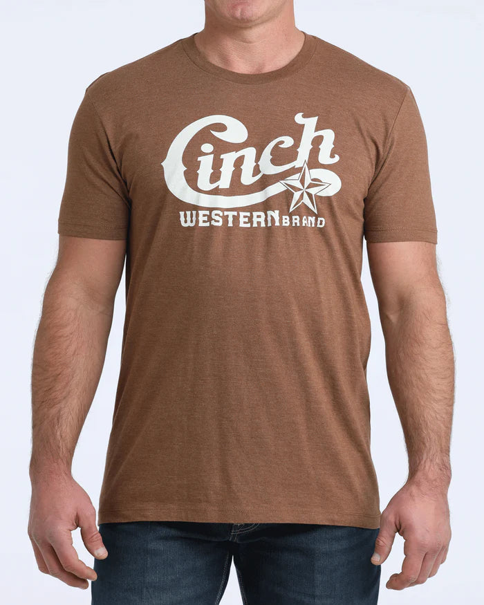 Cinch Men's Graphic Tee - Brown