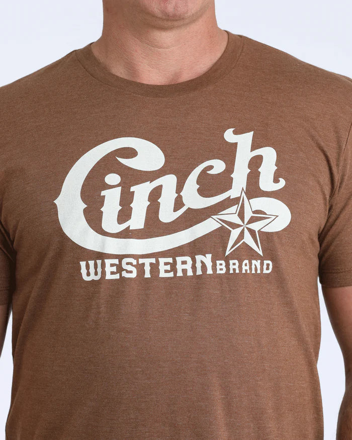 Cinch Men's Graphic Tee - Brown