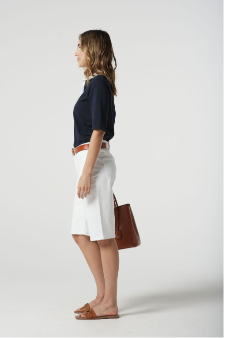Goondiwindi Cotton ¾ Sleeve Polo - Navy