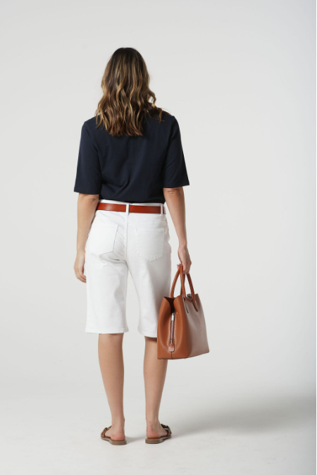 Goondiwindi Cotton ¾ Sleeve Polo - Navy