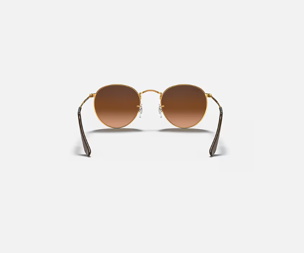 Ray-Ban Round Metal Light Bronze W/Pink Gradient Brown