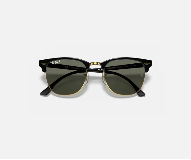 Ray-Ban Clubmaster Classic RB3016 - Black w/ G-15 Green Lens