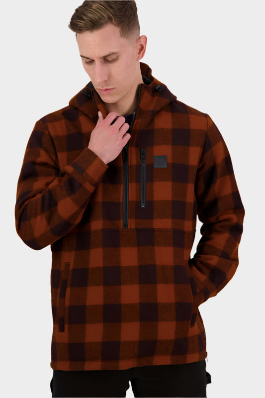 Swanndri Men's Reidston Wool Annorak (Cedar Check)