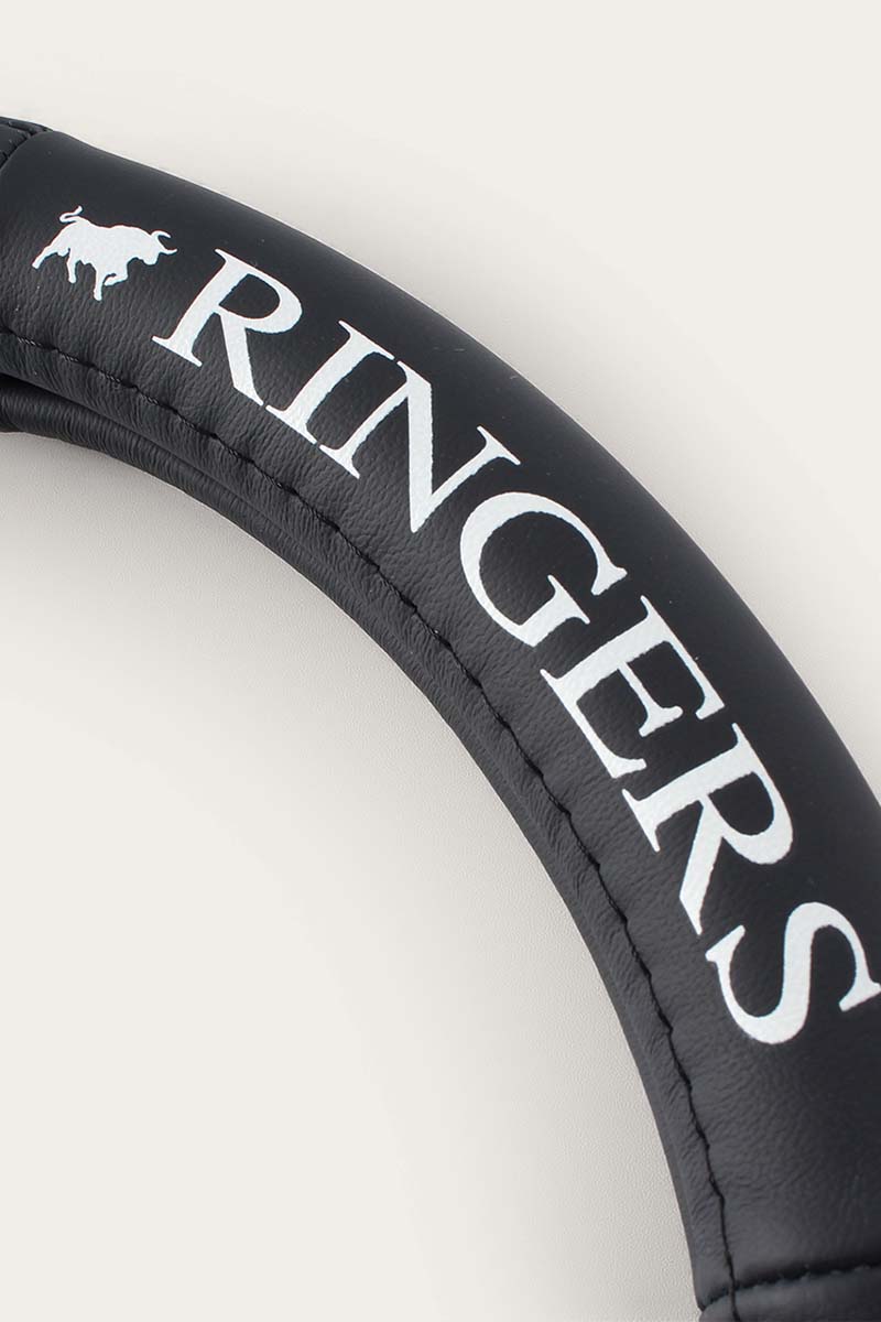 Ringers Western Gripper Steering Wheel Cover - Black