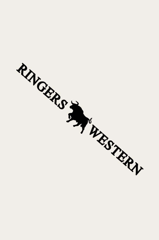 RINGERS WESTERN LARGE LONG DIE CUT STICKER