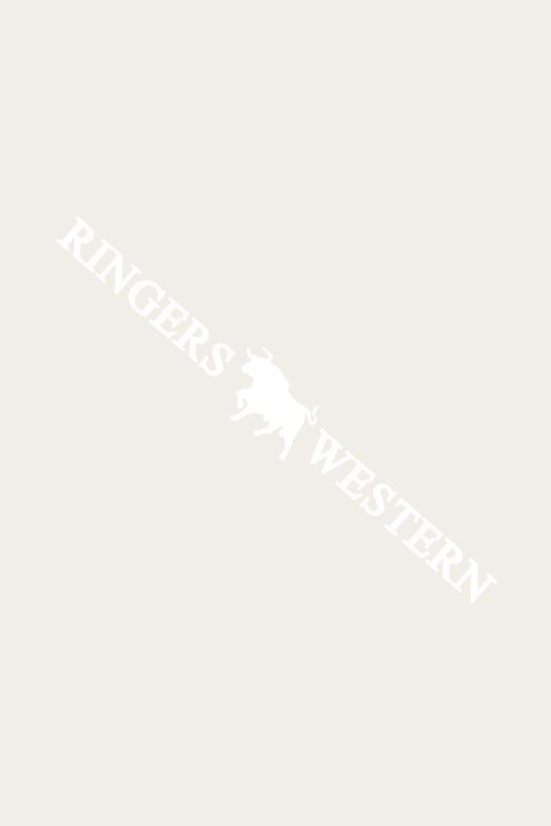 RINGERS WESTERN LARGE LONG DIE CUT STICKER