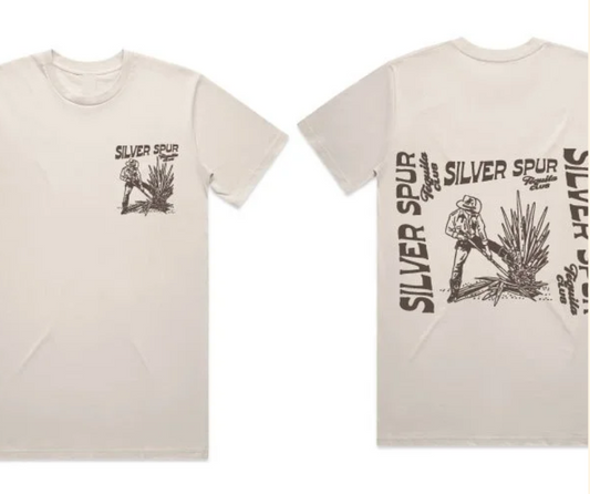 Silver Spur Hat Co. SS Tequila Club Tee - Bone