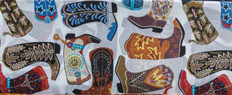 Austin Accent Silk Scarf In Cowboy