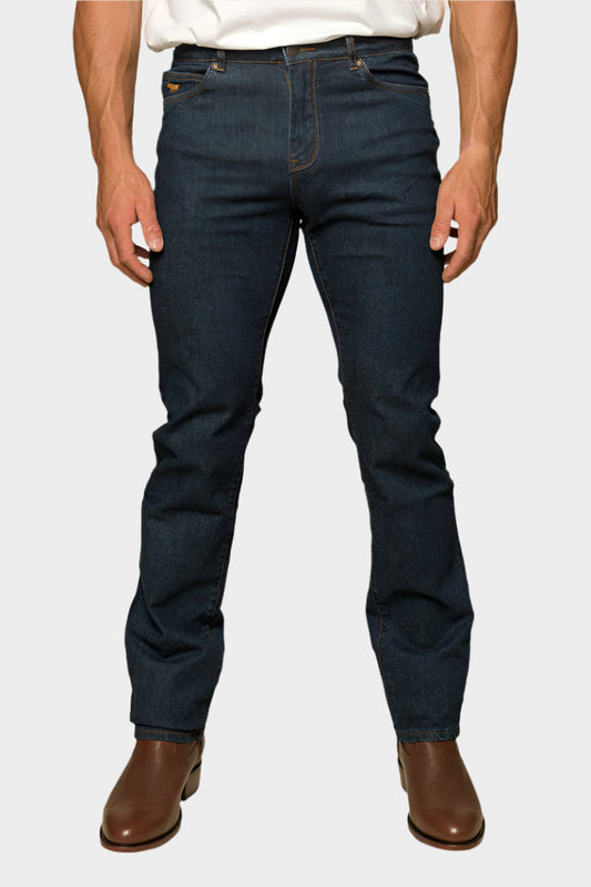 RINGERS WESTERN MITCHELL MENS STRAIGHT LEG JEAN - DARK BLUE