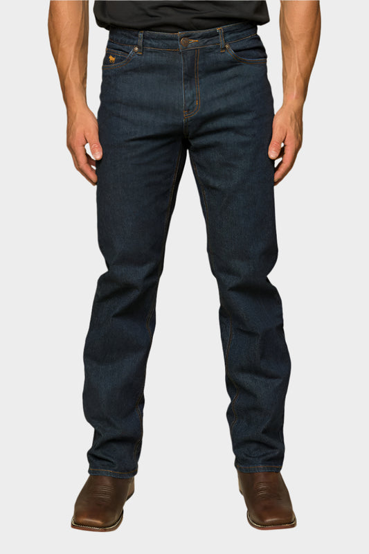 RINGERS STURT MENS RELAXED LEG JEAN - DARK BLUE - 32LEG