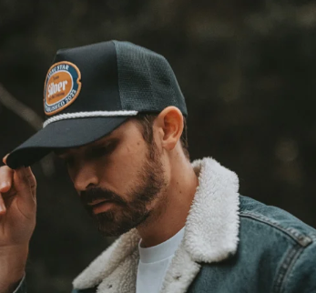 Silver Spur Barley Blue- Navy/Navy Rope Hat