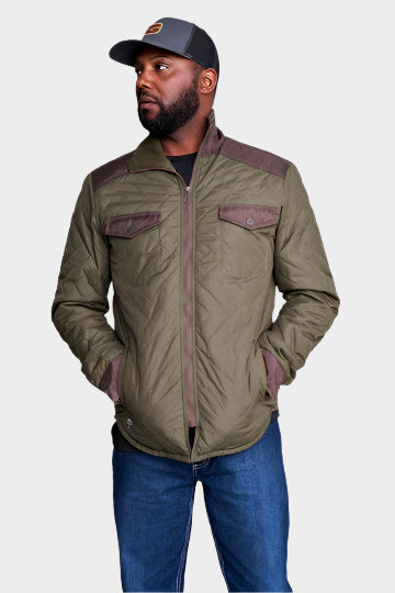 Kimes Ranch Men's Skink Jacket - Military Green
