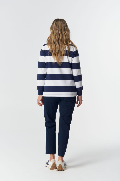 Goondiwindi Cotton The Original Cotton Rugby - Dark Navy/White