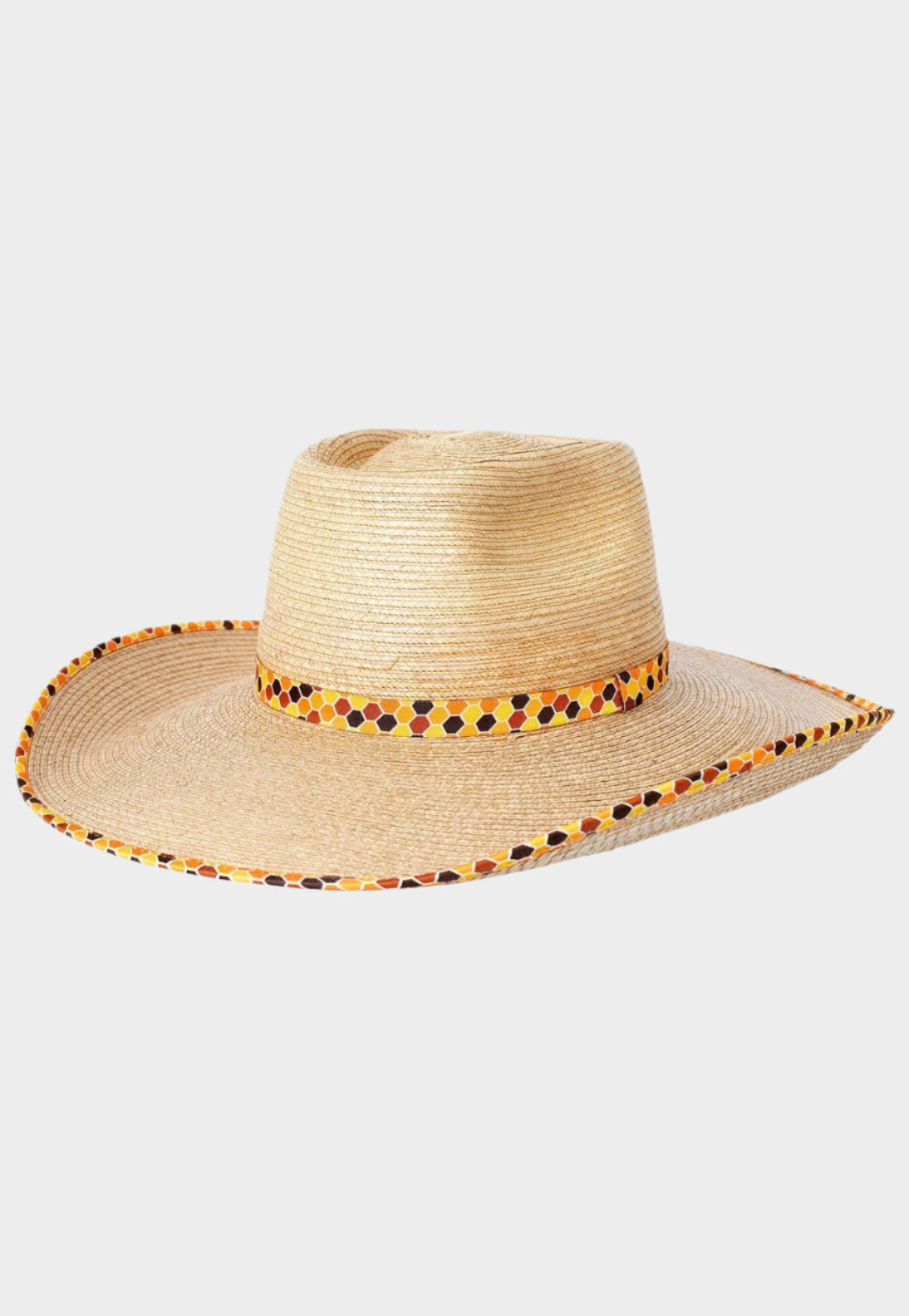 Sunbody Hats Ava Bound Edge Oak Hat (Honey)