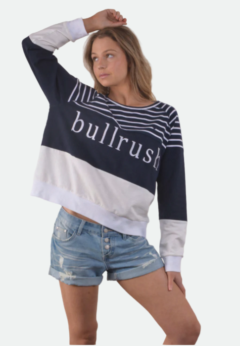Bullrush Olivia Panel Sweat - Navy