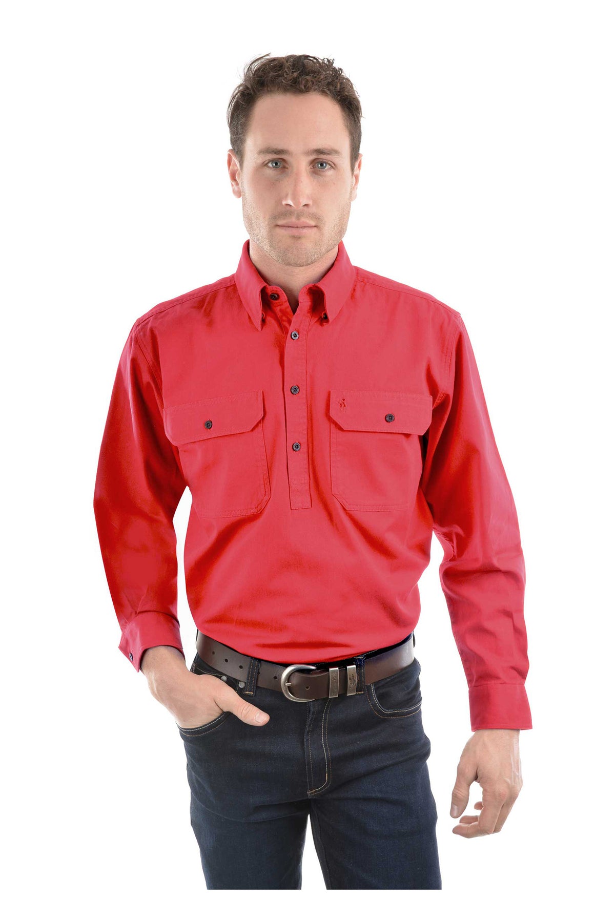 Thomas Cook Heavy Drill Shirt Half Placket