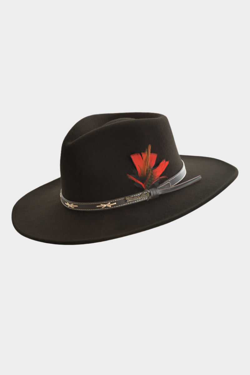 THOMAS COOK KIMBERLEY CRUSHABLE HAT - BLACK