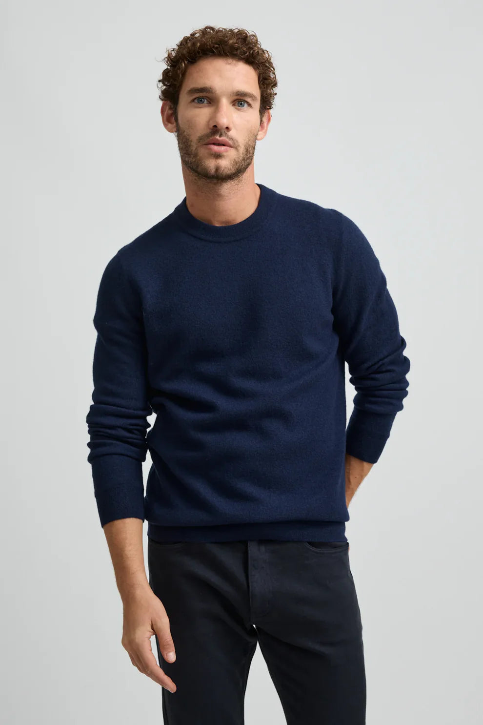Toorallie Men's Gradient Crew - Navy