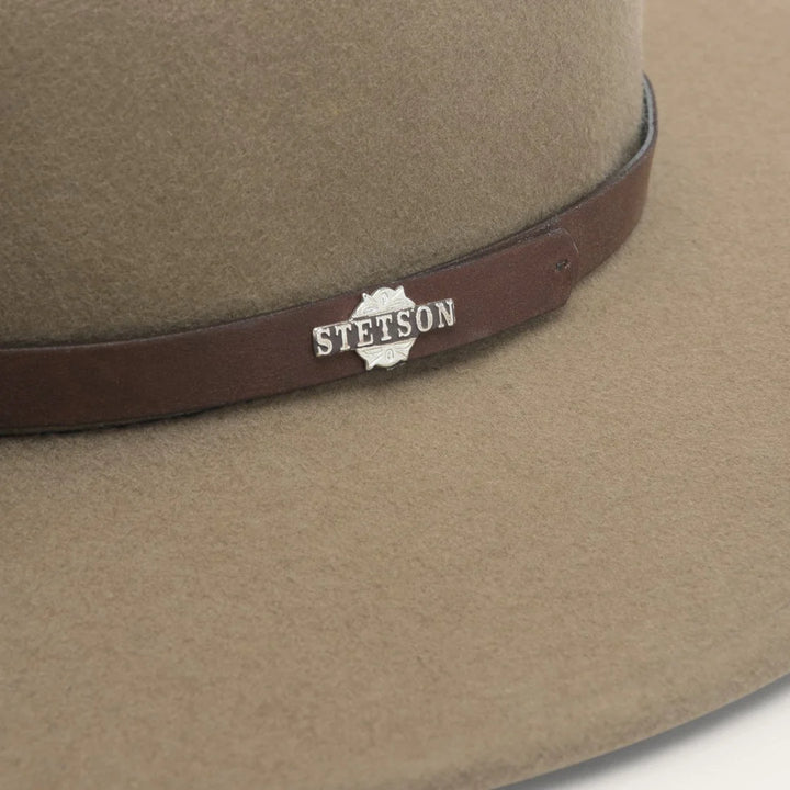 STETSON ROUTE 66 CRUSHABLE HAT (MUSHROOM)